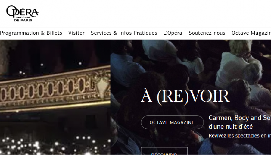 Are you fond of opera? Enjoy a series of shows from the Opera of Paris!